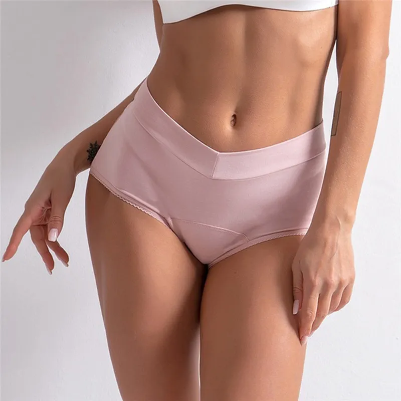 Mutandine mestruali a prova di perdite Pantaloni fisiologici Intimo donna Periodo Cotone Slip impermeabili Lingerie femminile