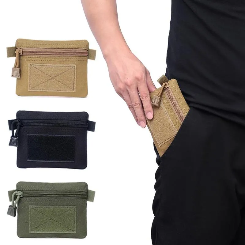 Outdoor Bags Molle Pouch Bag Tactical Waist Multifunctional Tool Zipper Pack Accessory