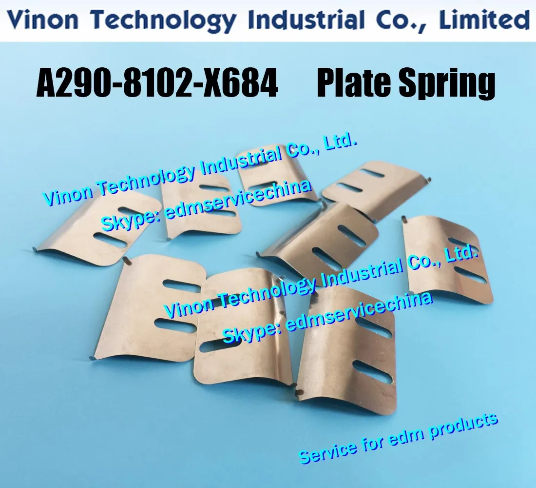 (2 stks) F134 edm Plaat Lente Bovenste A290-8102-X684 voor Fanuc 0iA, 1iA, 0iB, 1iB, 0iC machine Cutter Lente A2908102X684, A290.8102.X684