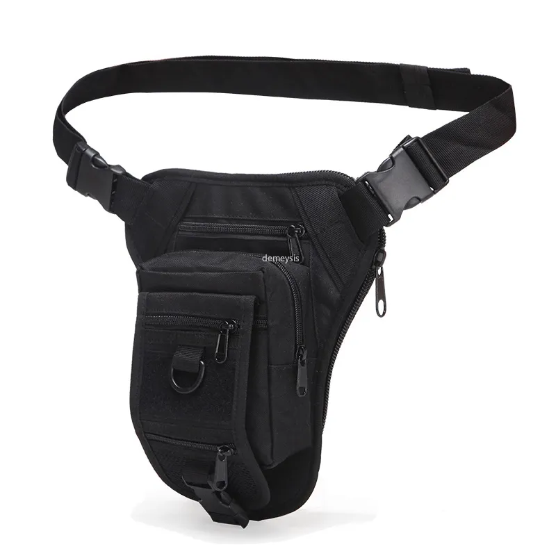 Sac de jambe tactique outil de chasse en plein air sac de cuisse sac de taille d'équitation de moto pour la randonnée Camping cyclisme