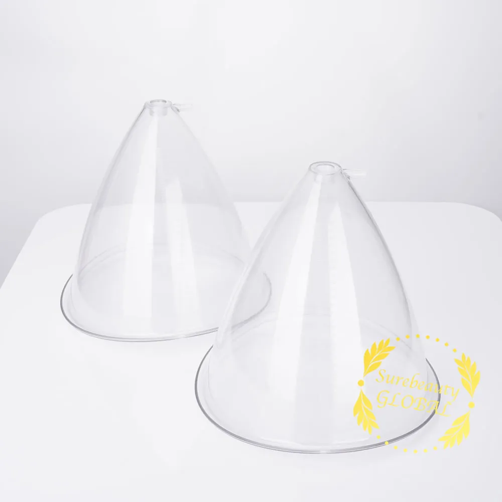 150ml 1 Pair Big Size Vacuum Cupping Lymph Detox For Buttocks Enlargement Lifting Vacuum Therapy Cupping Machine