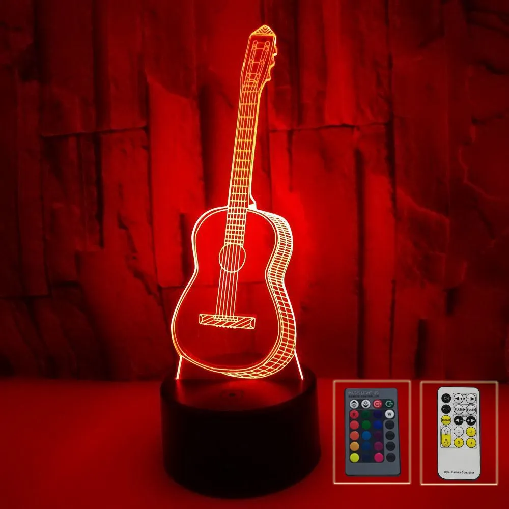 3d guitar lamp hotsell