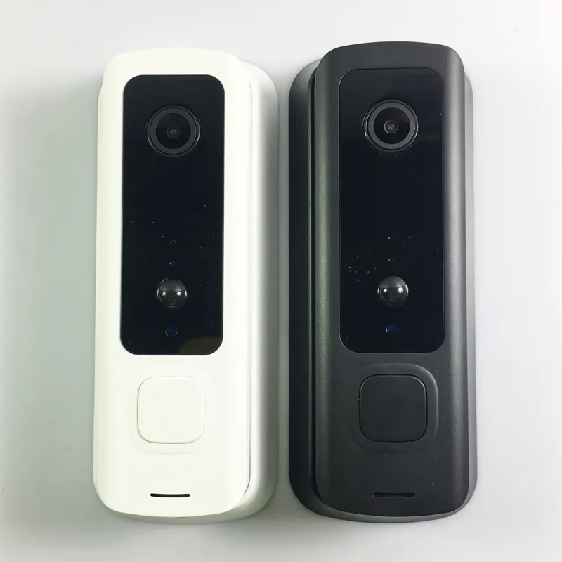 X Smart Doorbells Camera Home Security WiFi Visual Video Smart Wireless 720p Cloud Storage House Monitor App Control Black White