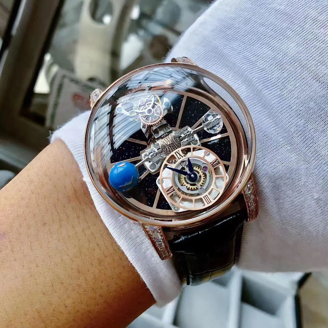 Orologio Da 44 5 Mm Quarzo Solare Da 44 5 Mm Acciaio Inossidabile Cinturino In Pelle Impermeabile Casual Display Analogico Da 310 65 DHgate