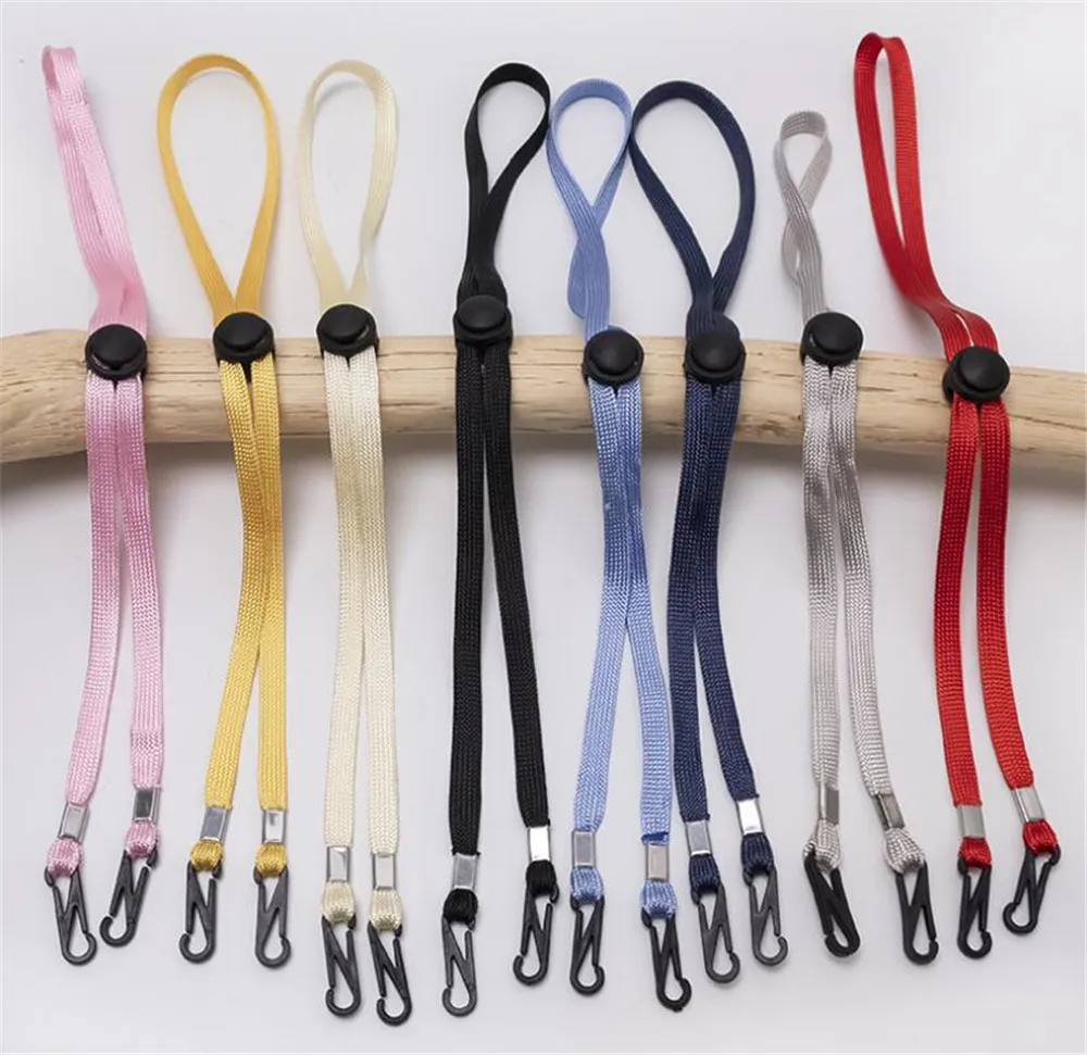 Adjustable Face Mask Lanyard Handy Convenient Holder Rope Anti-lost Anti-drop Mask Hanging Neck Rope Halter Ropes XB1