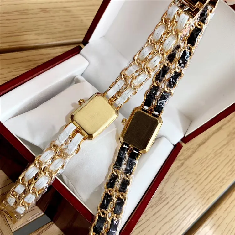 Top Design Women High quality Steel Chain Luxury Sexy Square Dial Face La Wrist Nobel Female Quartz Nice Drop shipping