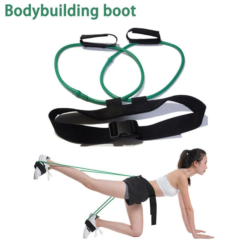 Fitness Booty Butt Forma de Treinamento Ajustável Cintura Cintura Pedal Exercitador Bandas Para Glotes Pernas Treino Muscular