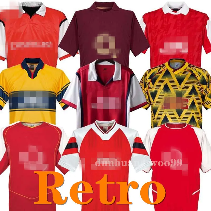 Retro HIGHBURY THUISVOETBALKSHIRT VOETBAL PIRES HENRY REYES 2002 04 Retro 05 06 BERGKAMP 92 94 95 ADAMS 96 97 Galla