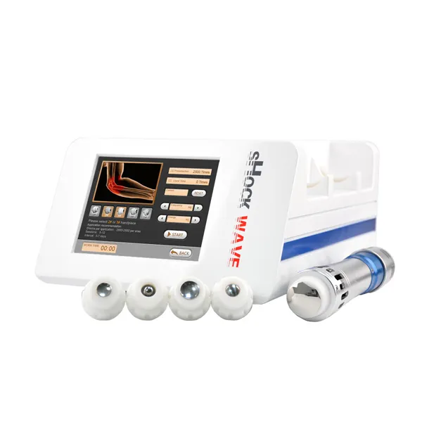 Bärbar radiell akustisk Shockwave Therapy Utrustning för behandling Smärta Relif / Low Electromagnetically Showeaveave för ED-behandling
