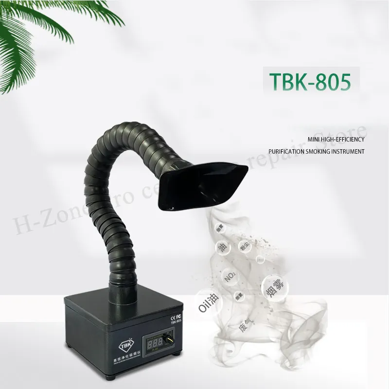 TBK-805 أحدث الدخان النازع لحام الدخان تنقية امتصاص الغبار التدخين أداة تنقية تنقية الهواء منظف الغبار