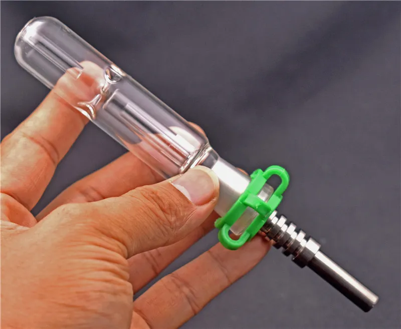 Novo Kit de Coletor de Vidro de Chegada com 14mm 18mm Titanium Dicas Keck Clipe Mini Collector Kit para fumar
