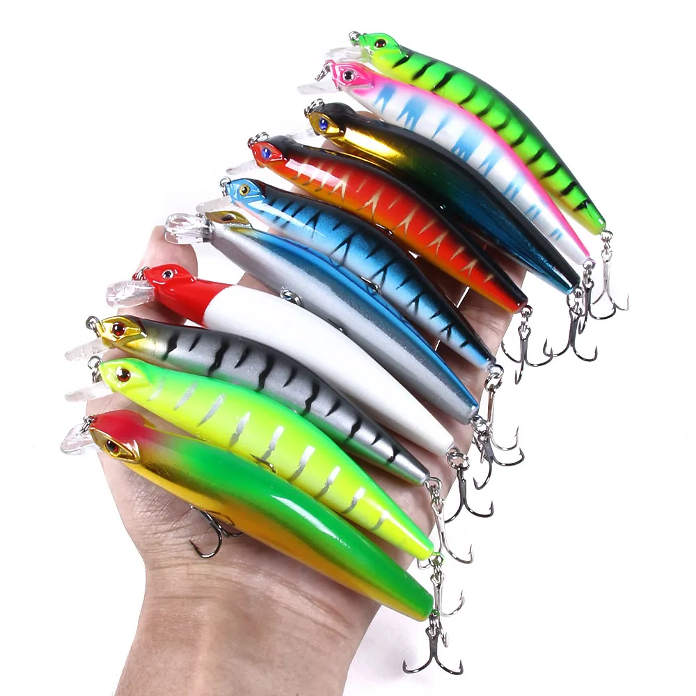 Hengjia Wholesale Fishing Bait Set 11CM 14.3G Tackle Lure For Trout
