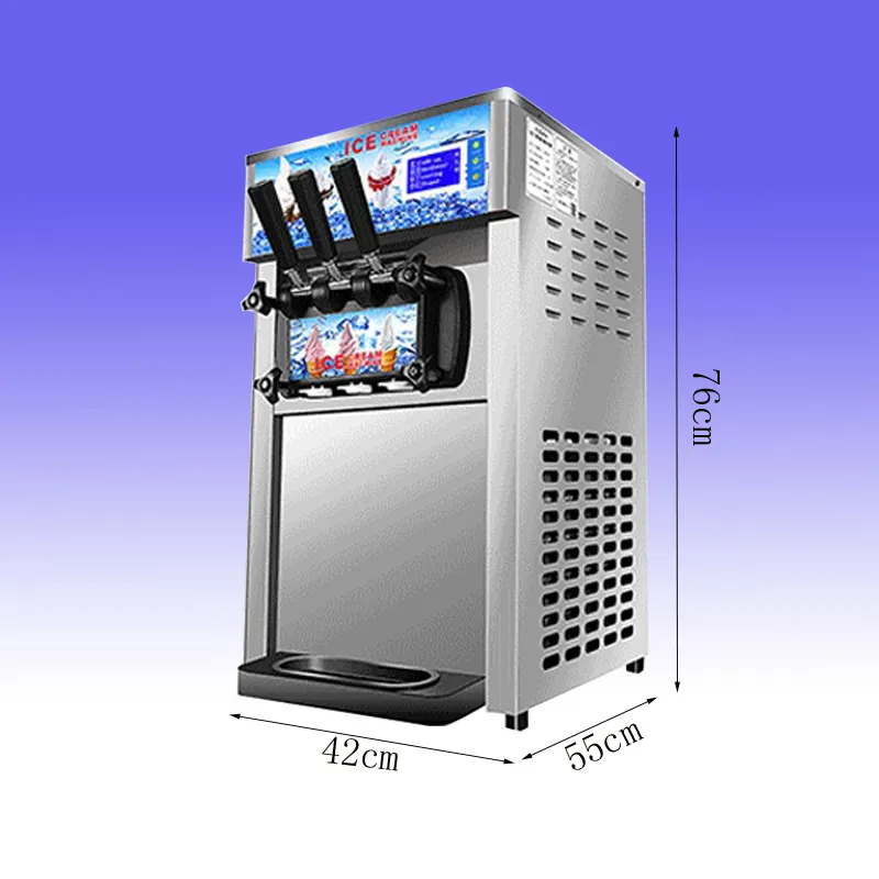 ₩2,030,853에서 상업 소프트 아이스크림 기계 전기 18L / H 세 가지 맛 달콤한 콘 아이스크림 메이커 110V ... ₩2,030,853에서 상업 소프트 아이스크림 기계 전기 18L / H 세 가지 맛 달콤한 콘 아이스크림 메이커 110V ...