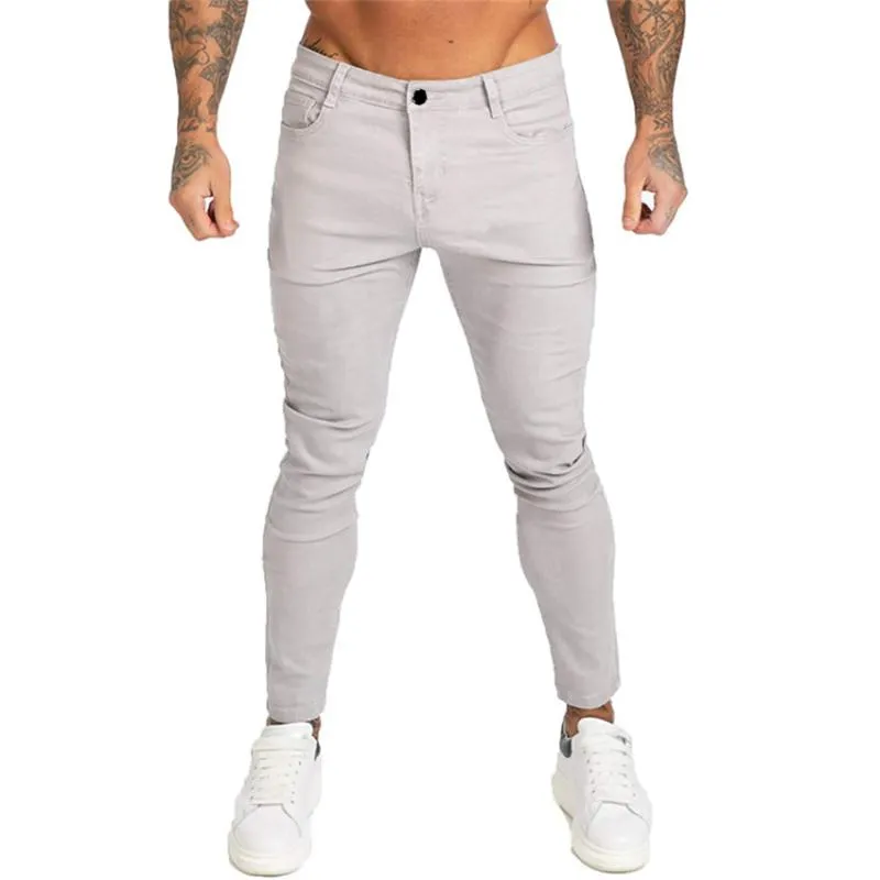 Pantalones Vaqueros De Mezclilla Para Hombre De Talla Europea