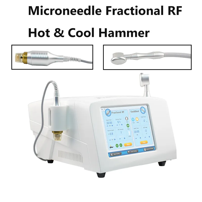 NOUVELLE machine de rajeunissement de la peau par induction de collagène microneedling rf fractionné micro aiguilletage de la peau de l'estomac
