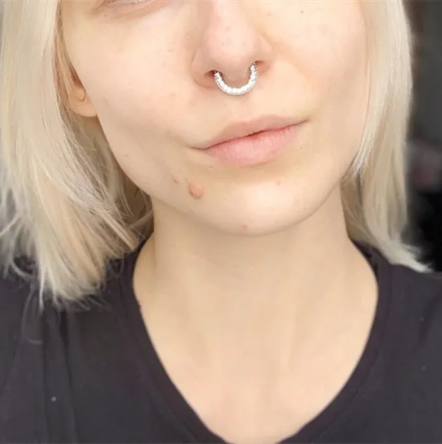 Anelli Anellino Naso Argento 925 Piercing Anello Naso Argento