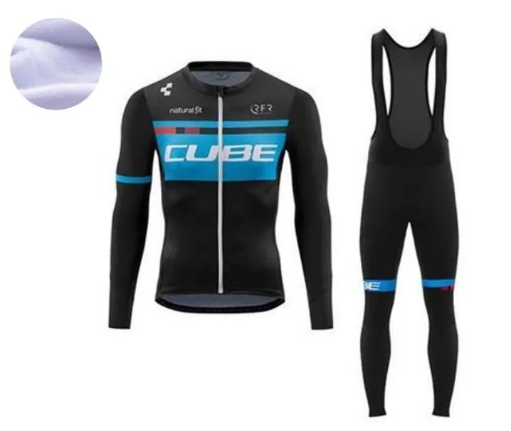 2022 Cycling Jersey Set Pro Team Long Sleeve Clothes Men Winter