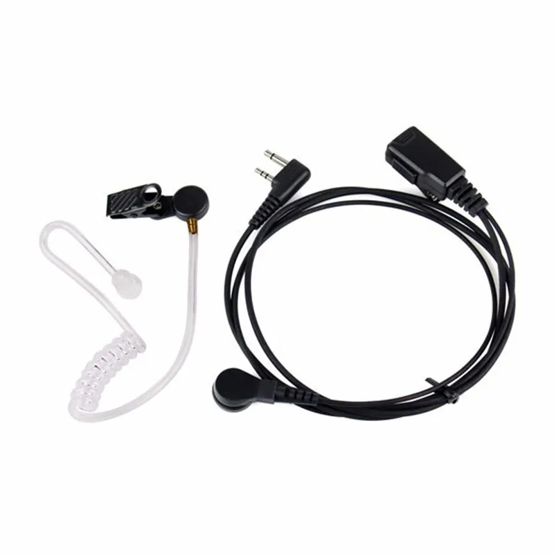 2pcs NEW 2 Pin MT201B-PI01 Acoustic Tube Headsets for Walkie Talkie IC-F3 IC-F14S IC-F1020 IC-F11 IC-F12SN IC-F15S IC-F1610N