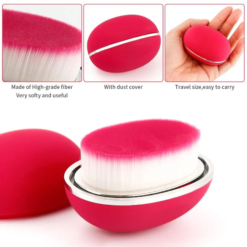 Pinceles de maquillaje Pincel de rubor de rubor facial de gran tamaño con cubierta de calidad Pinceles de maquillaje Pincel de rubor de rubor facial de gran tamaño con cubierta de calidad