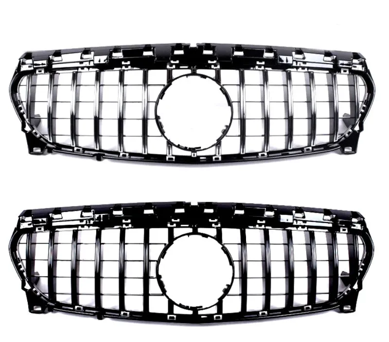 A 180 200 Kidney grilles 2013-2015 For A-CLASS W176 Front Racing Grille Grills Center grill Auto Mesh