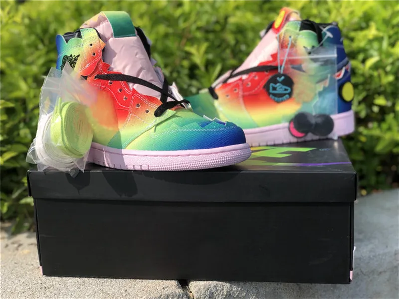 Acquistare J BALVIN X AUTENTIC 1 HIGH OG Man Uomo Scarpe Da Basket Multi  Colore Nero Rosa Schiuma Jennifer Lopez Shakira Tie Dye Zapatos Sneakers US  7 13 Economico | Consegna Veloce