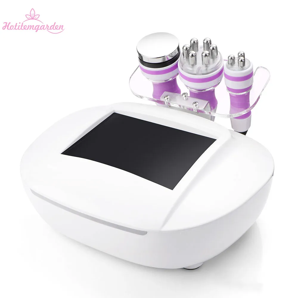 Cavitation ultrasonique 3 en 1 RF pour l'élimination des graisses anti-cellulite amincissant la cavitation RF de la machine à la maison