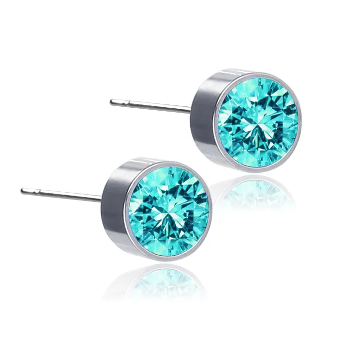 Crystal Dangle Earrings - Stainless Steel Wire With Natural Stone, Lightweight & Elegant - View #5