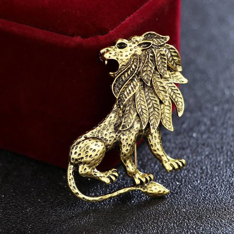 I Remiel Antique Animal Lion Broche Broche Hommes Costume Col De Chemise  Accessoires Revers Badge Épingles Et Broches Mariage Dress1 Du 23,64 €