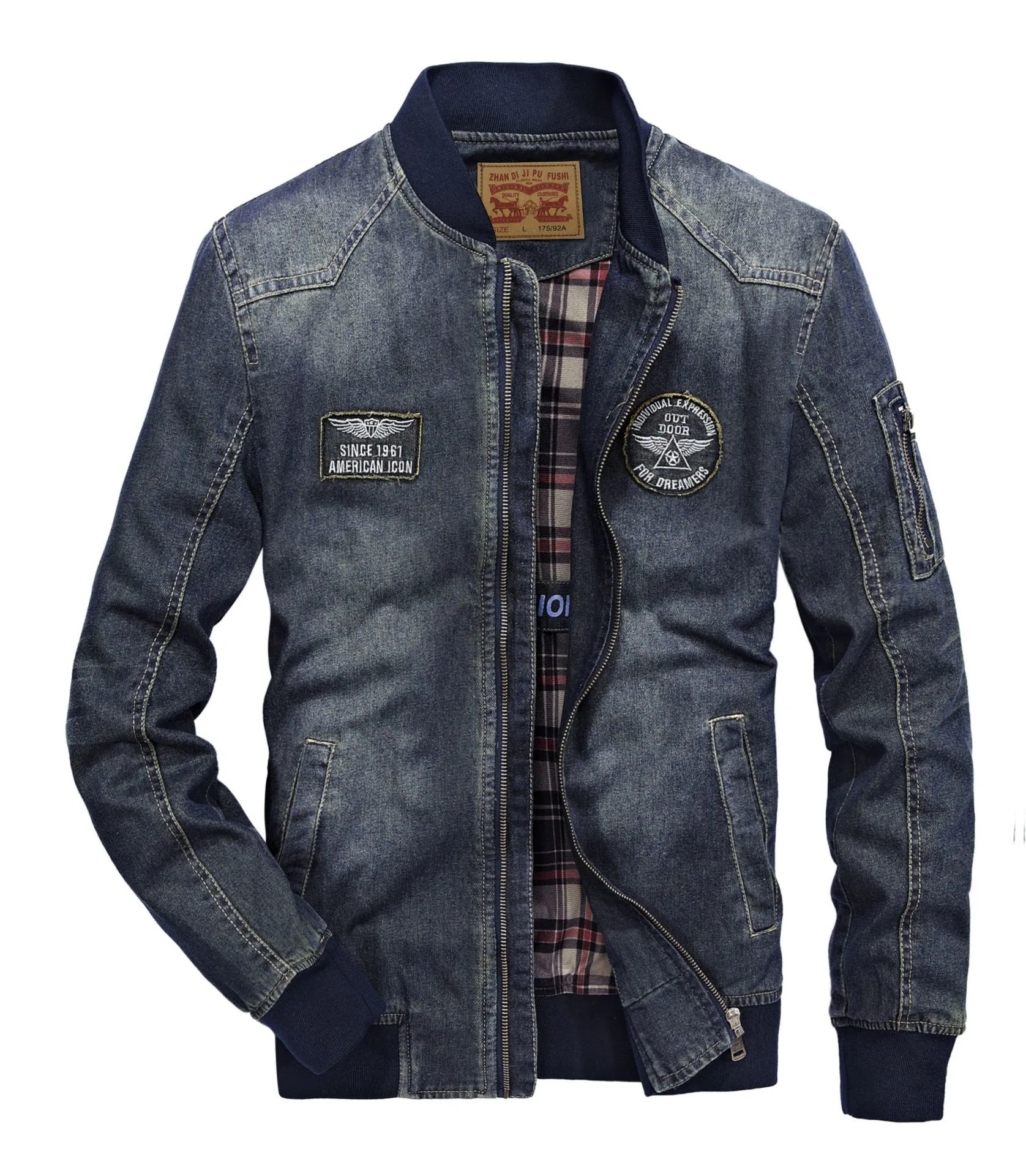 Buy Campus Sutra Blue Denim Jacket for Women Online @ Tata CLiQ