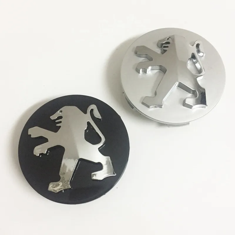 Peugeot Wheel Center Cap ABS Plastic Dust Cover Emblem Badge for 206 207  307 308 3008 407 408 508 607 (60mm)