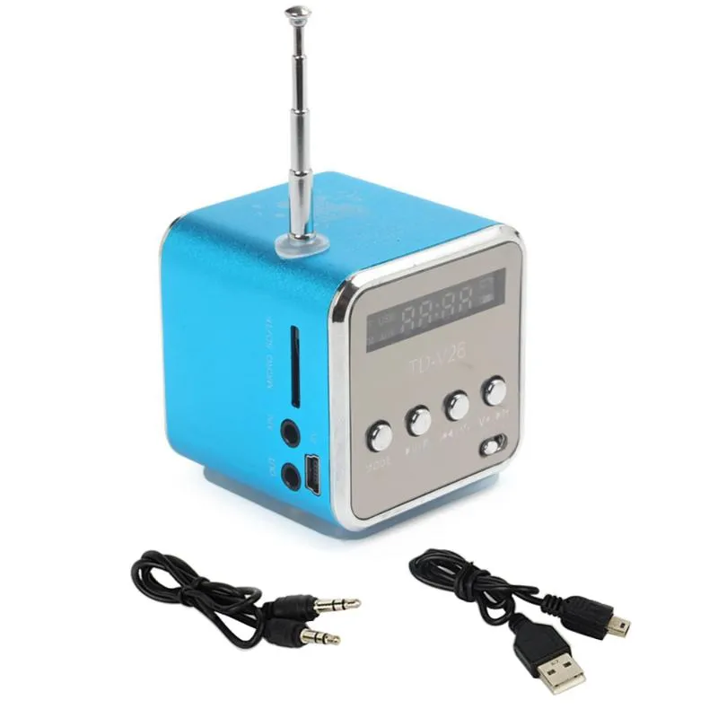 Music Player Mini Radio Fm Digital Portable Speakers With Am Fm Radio  Receiver Support SD/TF Card For Mp3 Music Player