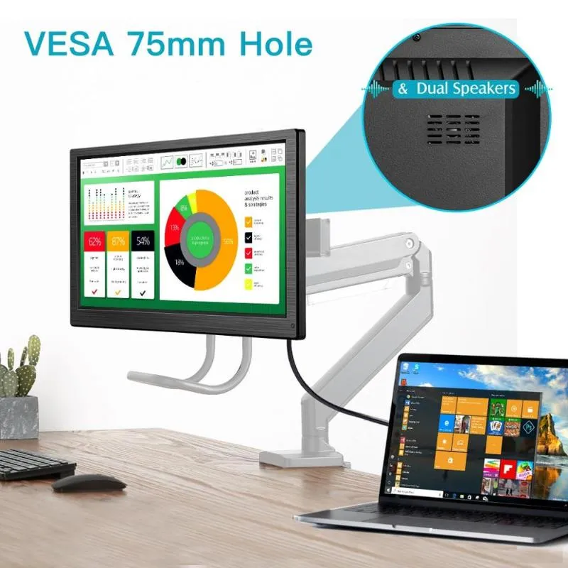 Écran Tactile Portable - Moniteur Tactile 13,3 Pouces, FHD 1920x1080 IPS  HDMI VGA, Écran Moniteur pour Ordinateur Portable, PC, Industriel, PS4,  Xbox, Raspberry Pi