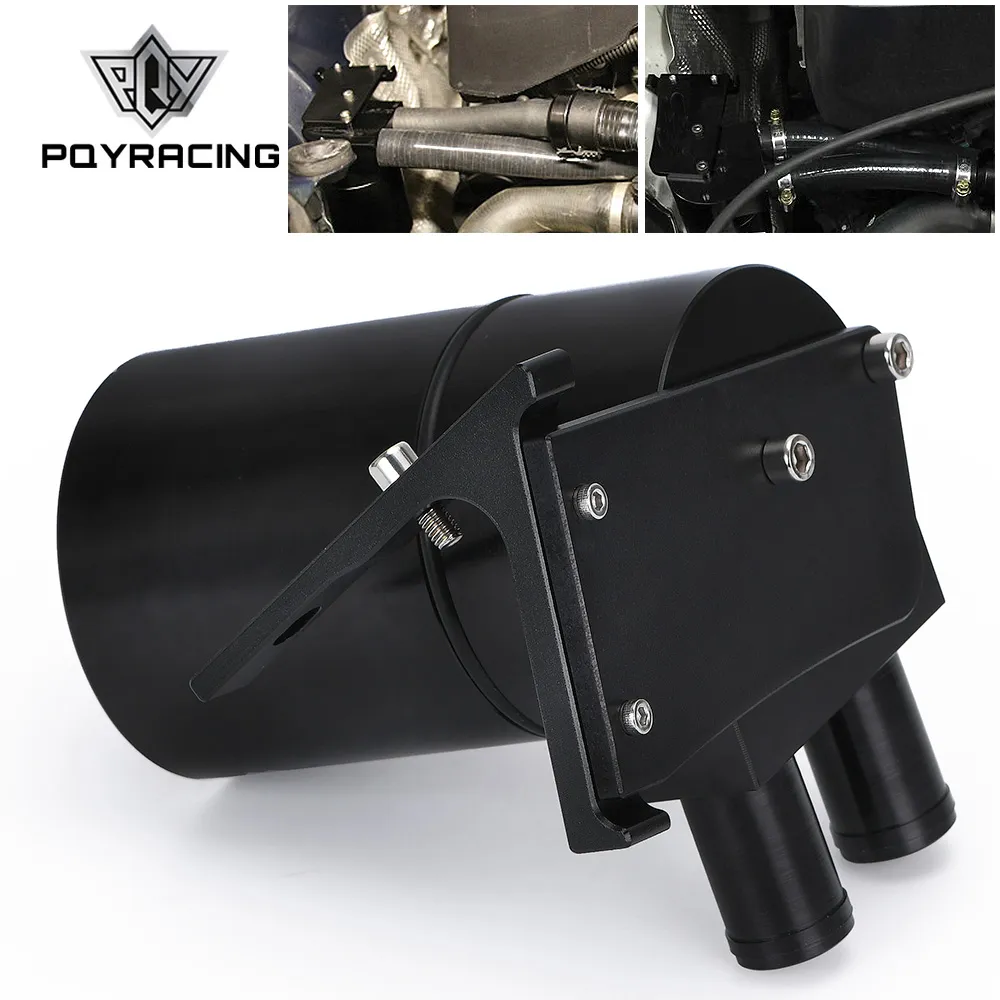 PQY-réservoir de récupération d'huile en alliage d'aluminium noir avec tuyau de radiateur pour BMW N20/N26 PQY-TK59