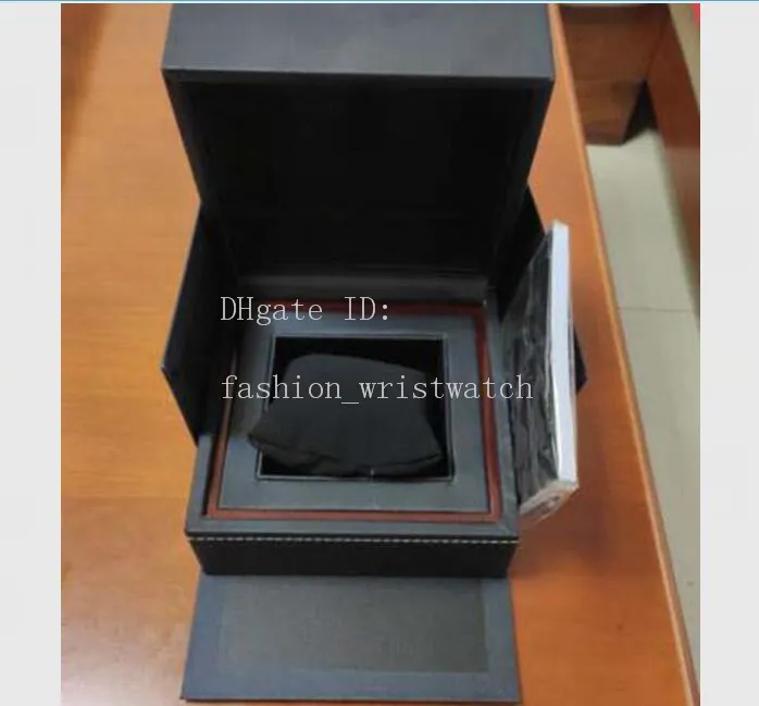 Boîtes originales sac à main en papier montres de luxe coffrets cadeaux pour calibre 17RS 36RS chronographe montres-bracelets en bois Box260N