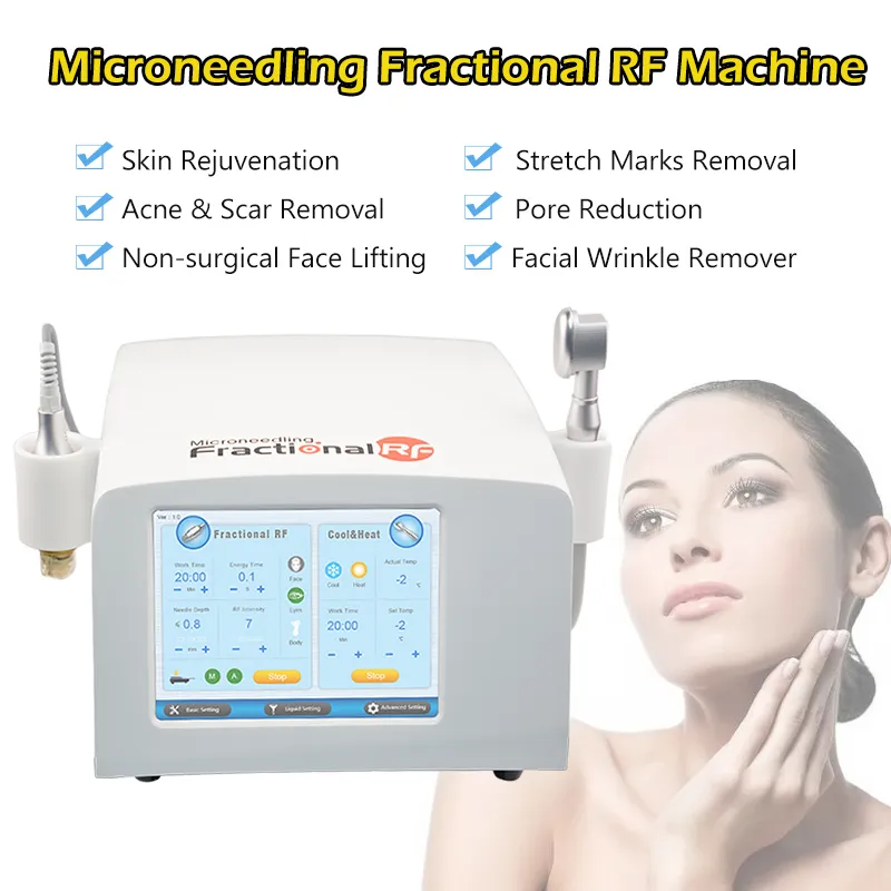 Machine de microneedling rf à micro-aiguille fractionnée pour soulever la peau, raffermir les rides, éliminer les vergetures, éliminer la pigmentation