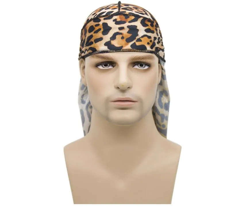 Leopard print Neck Gaiter DuRag w/built-in elastic Leopard Print (2) Fleece Neck Warmer Heat Trapping Sun-Proof  main image 2