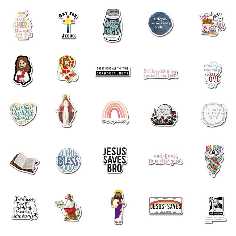 50 Pack Wholesale Christian Custom Water Bottle Stickers God Bless You For  Laptop, Skateboard, Motor Bottle, Notebook, Car, Luggage Decals From  Autoparts2006, $2.22