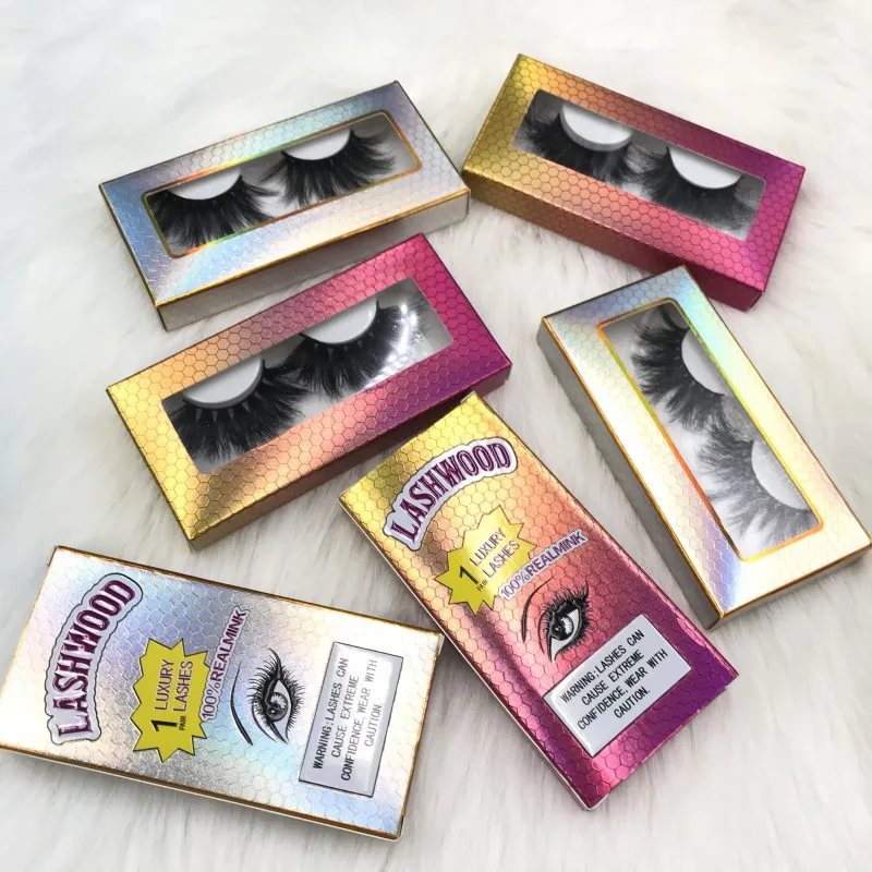 Wholesale price lashes vendor bulk 25 mm 6d mink eyelash with lashwood eyelash packaging box luxury FDshine