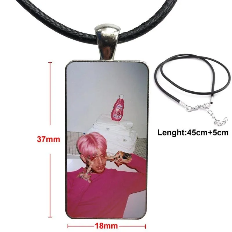 Hot Lil Peep Love Rabbit Pendant Necklace Beads Link Chain Stainless Steel  Charming Simple Chain Clavicle Jewelry