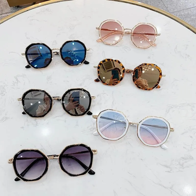 INS Leopard Print UV Proof Toddler Sunglasses For Kids Designer