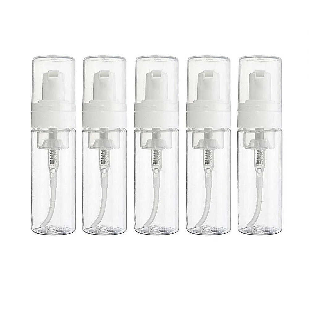 50 ml Clear Plastic Foamer Liquid Soap Pump Fles Reismaat 1.7oz Lege Mousse Schuimende Zeepdispenser voor Cosmetische Gezichtsreiniger