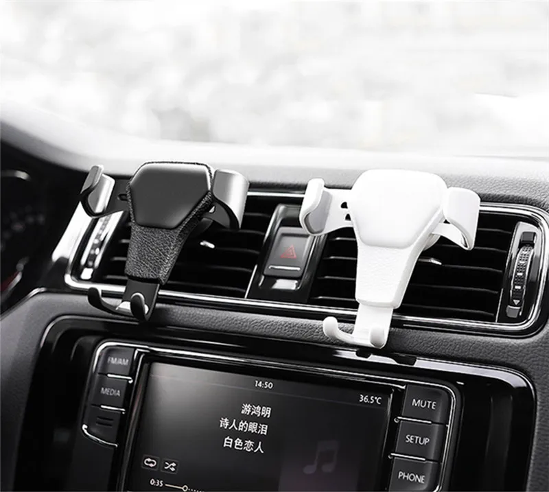 Carro Universal Carro de Celular Montante Suportes Suporte de Air ventilação para 12 Pro Max Samsung S9 10 Carmobile com pacote de varejo