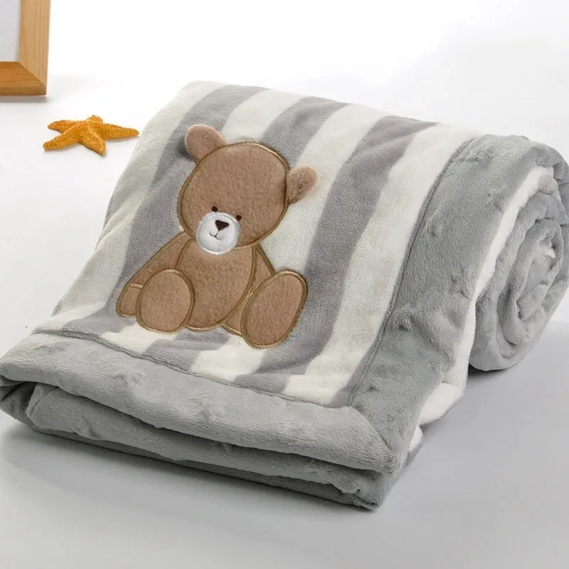 MOTOHOOD Fleece Baby Blanket Swaddling Bedding Newborn Thermal Soft Fleece Blanket Solid Bedding Set Cotton Quilt Infant Swaddle (7)