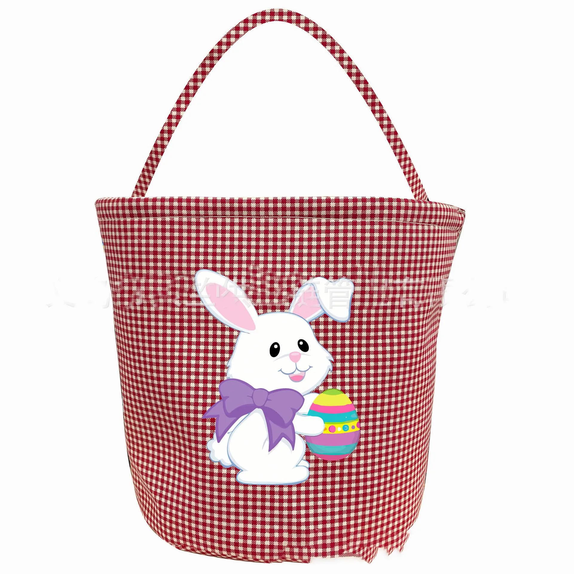Easter Candy Basket Rabbit Plush Toy Gift Decoration Children Surprise Party DIY Festive Gift home