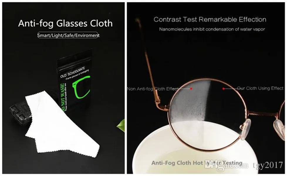 10pcs High-quality Super-Fiber Nano Anti-fog Glasses Cloth Multi-function soft screen Cleaning 13*14MM Separate Self-styled pocket