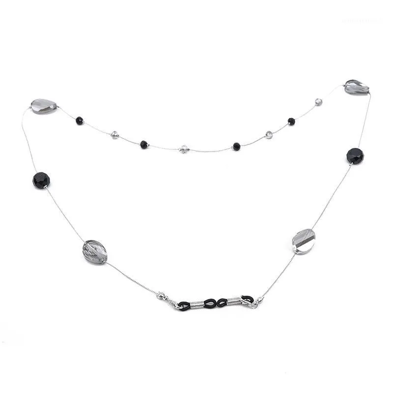 Andere mode -accessoires Crystal kralen Linkketen Leesglazen touwhouder Zonnebril Riemrand Nekband Kleding Accessoires1