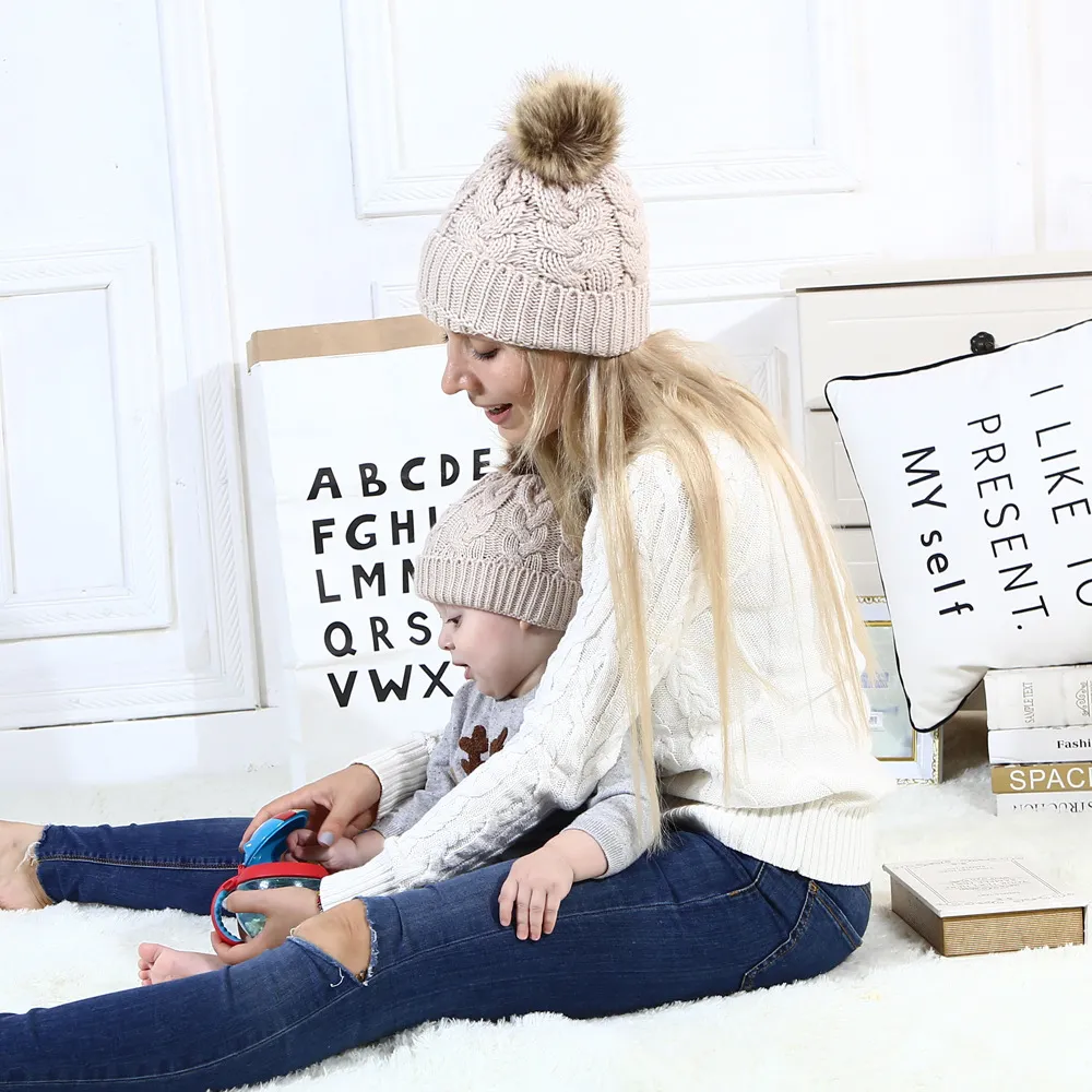 Winter hats with ball on top hotsell