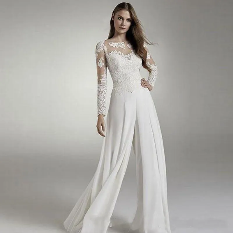 Lace jumpsuits for sales weddings