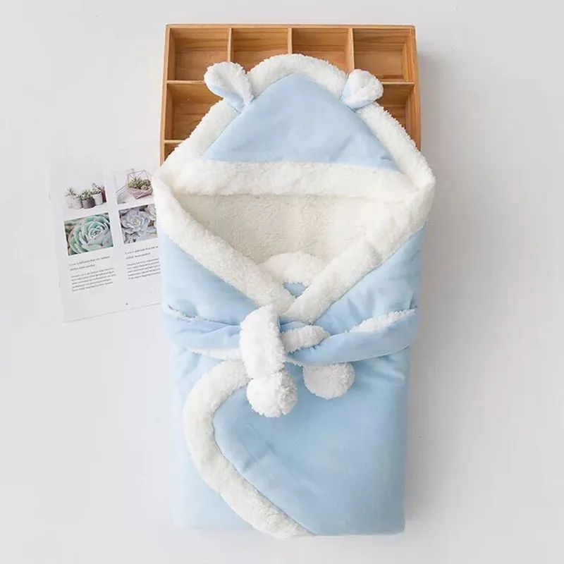 0- spädbarn swaddle wrap sovsäckar, bebe vår termiska sovsäckar, nyfödda barn vinter barn bomull tjock quilt lj201105