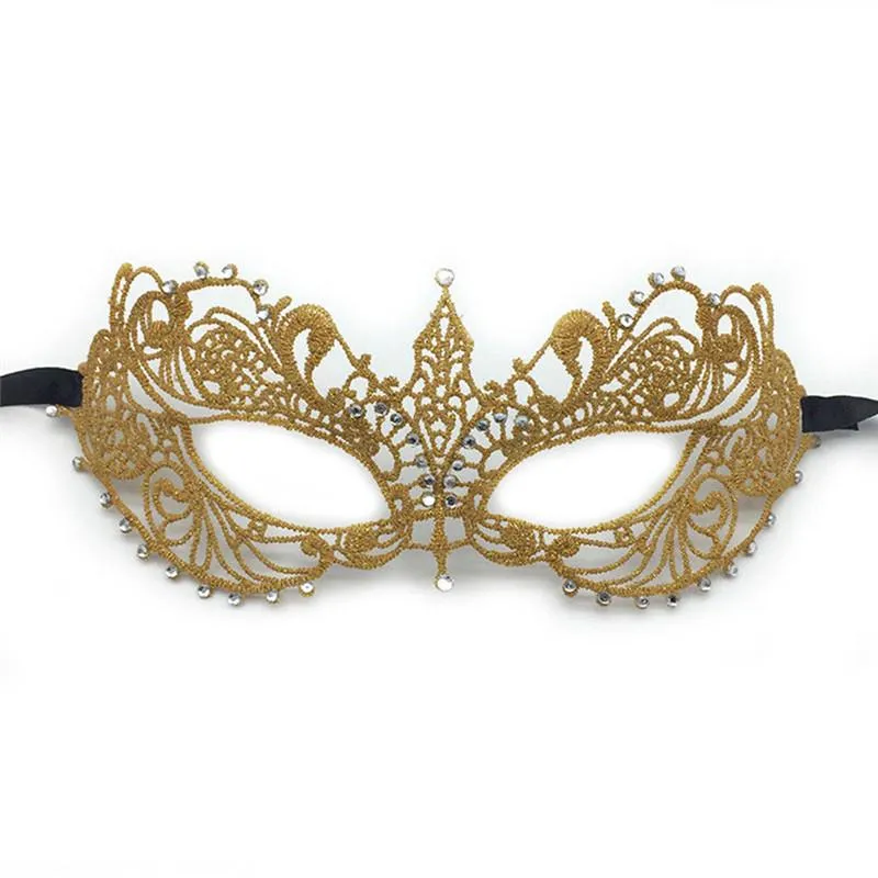 New Women`s Charming Lace Mask Masquerade Ball Sexy Eye Mask Ladies Party Fancy Mysterious Ladies Party Masks jllpSU mxyard